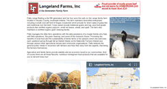 Desktop Screenshot of langelandfarms.com